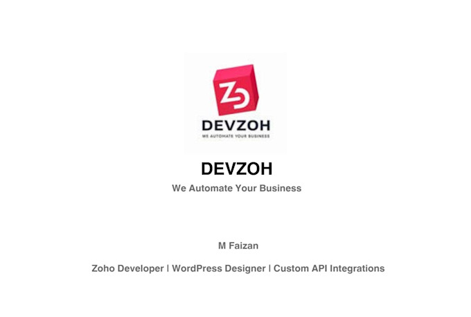 build ai powered zoho creator apps, automations