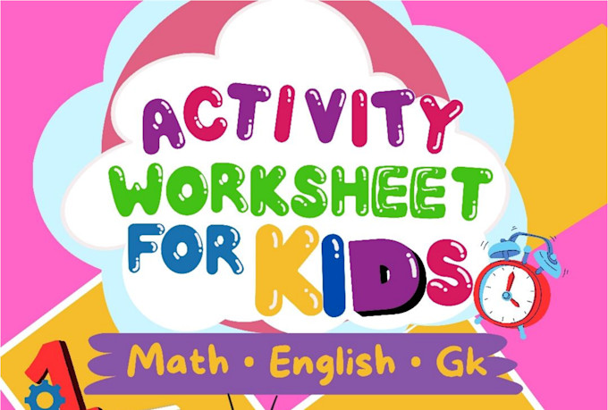 design engaging kids worksheets for learning and fun