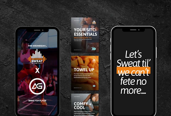 create branded templates for posts, reels, and carousels