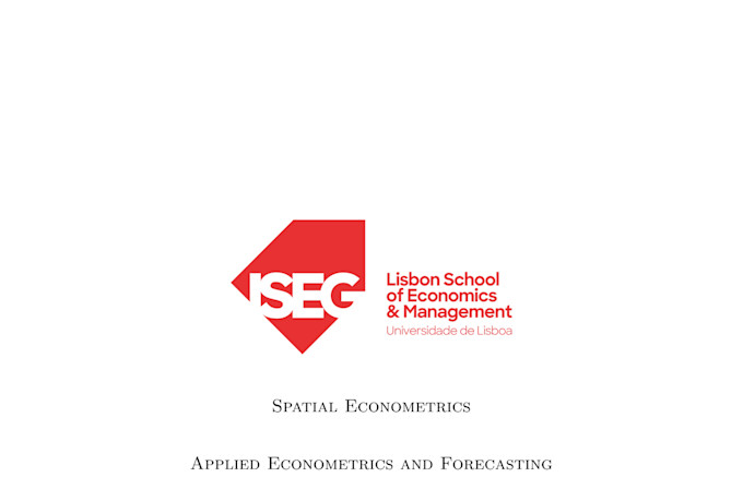 create a econometric model for spatial data