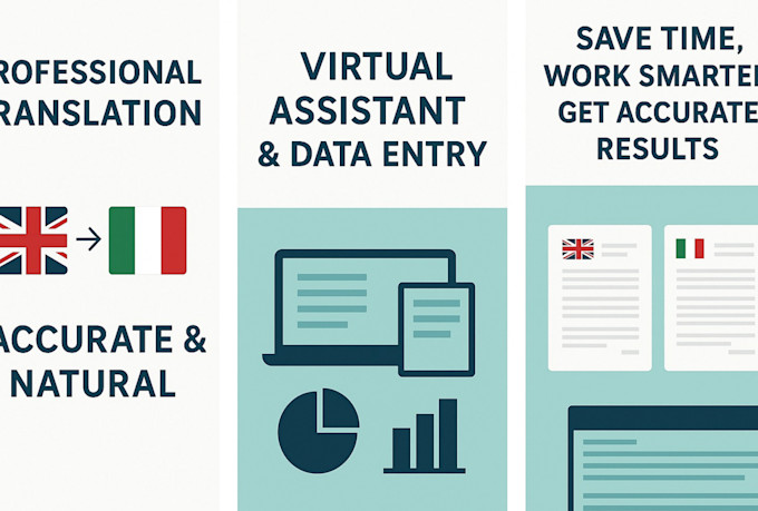 traduzioni e supporto amministrativo professionale