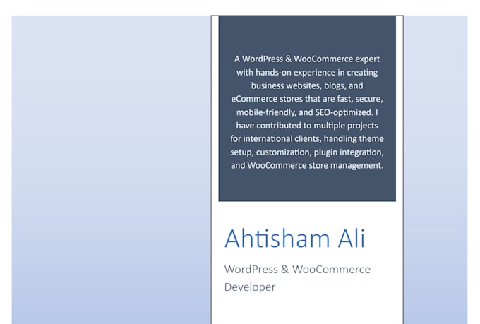 create a professional wordpress website or woocommerce store