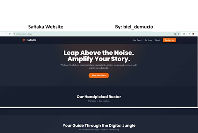 create a website for you