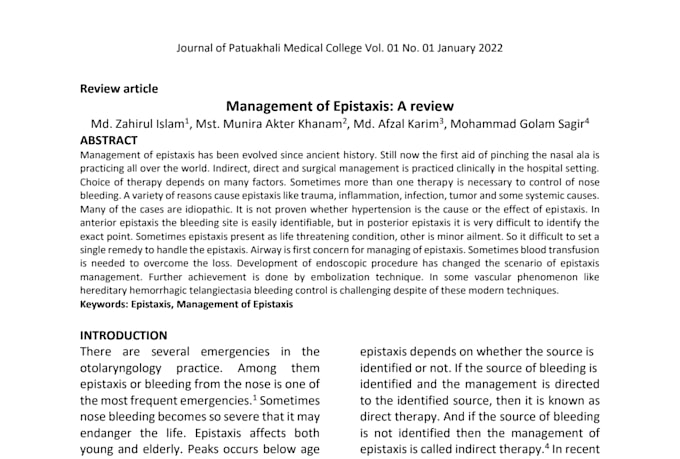 summarize and review medical research articles