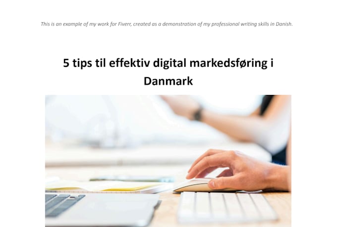 create danish igaming and website content that ranks