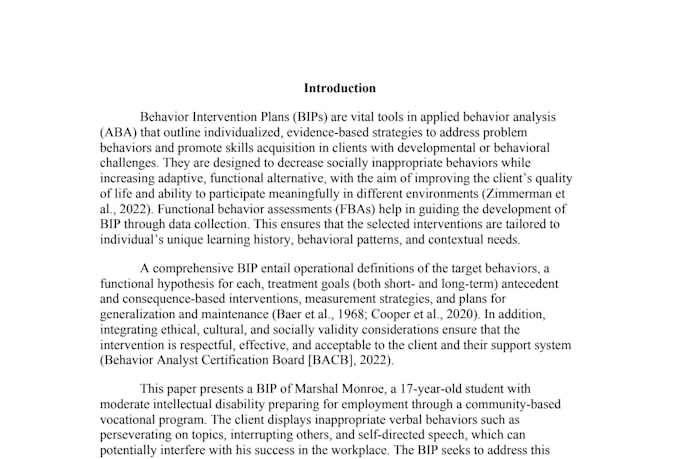 write aba informed observation reports and intervention summaries