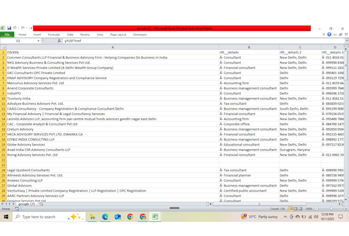 clean, organize, and prepare your data in excel, CSV, or sql