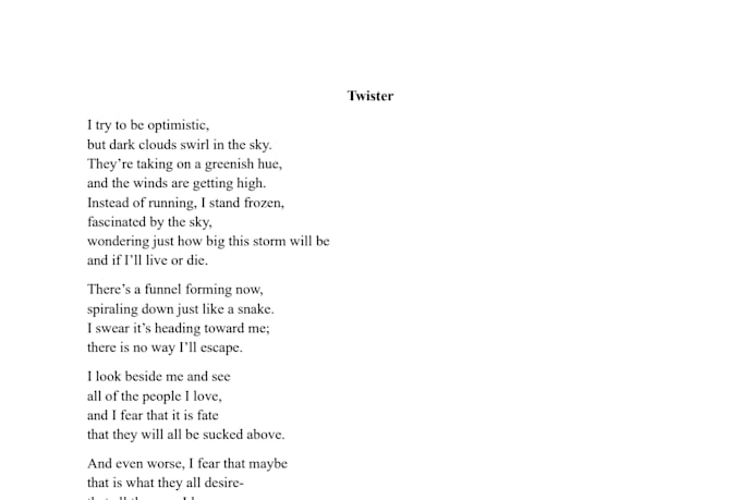 write you a silly or heartfelt poem