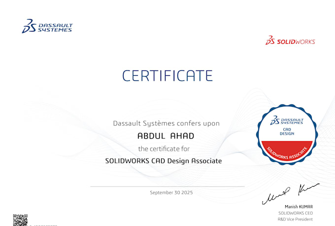 do 3d cad modeling and assemblies in solidworks