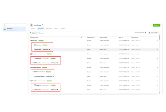setup facebook pixel with browser and server side tracking