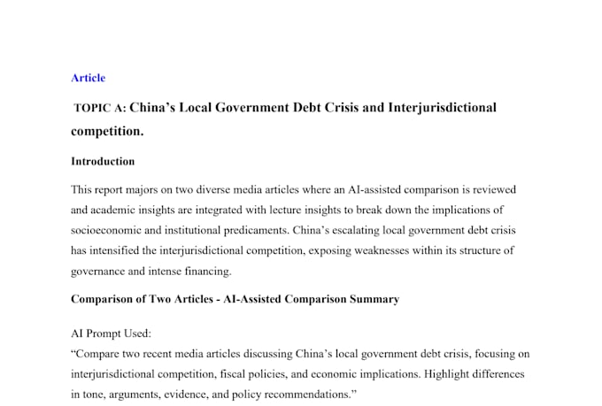 write well researched reports and articles