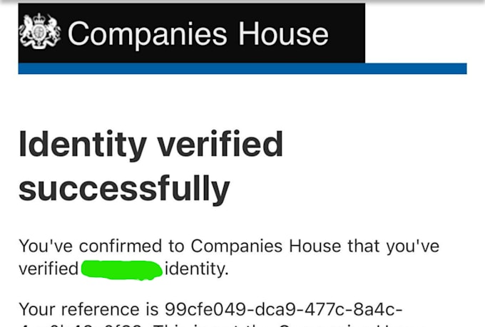 identity verification for UK companies house through acsp