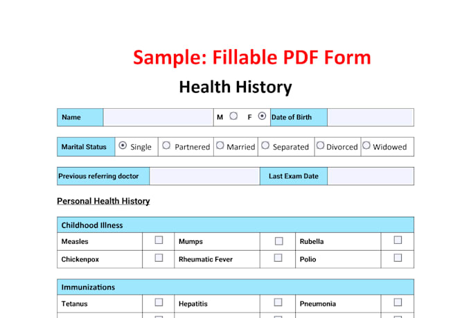 create fillable PDF forms and PDF to excel or word