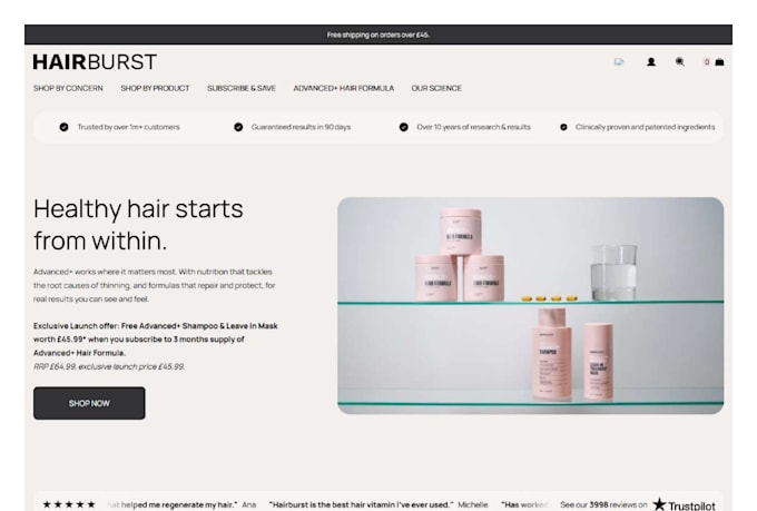 design a high converting shopify landing page, fix bugs, and improve speed