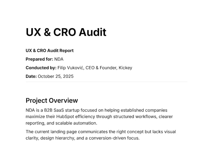 perform UI UX audit to reduce high bounce rates