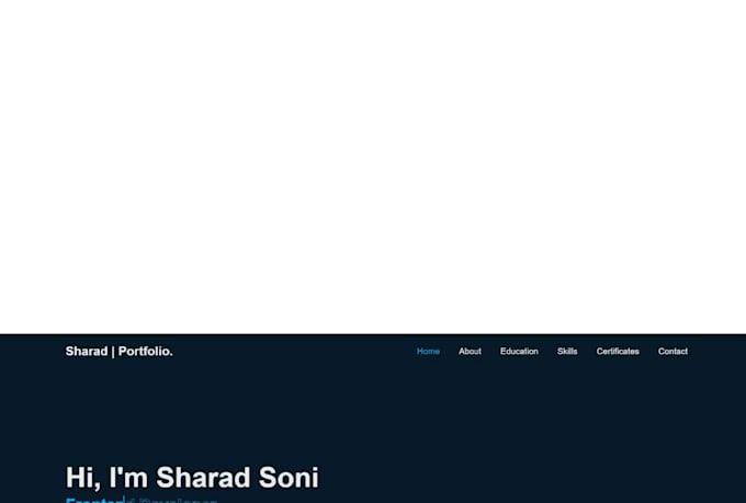 design an elegant developer or designer portfolio website
