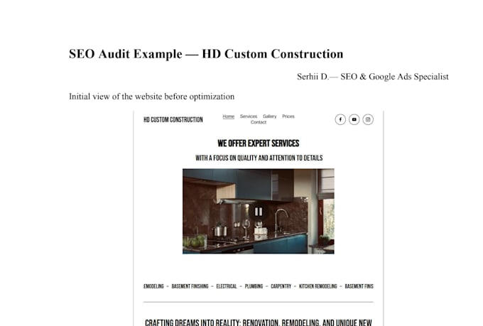 do advanced SEO keyword research and competitor analysis