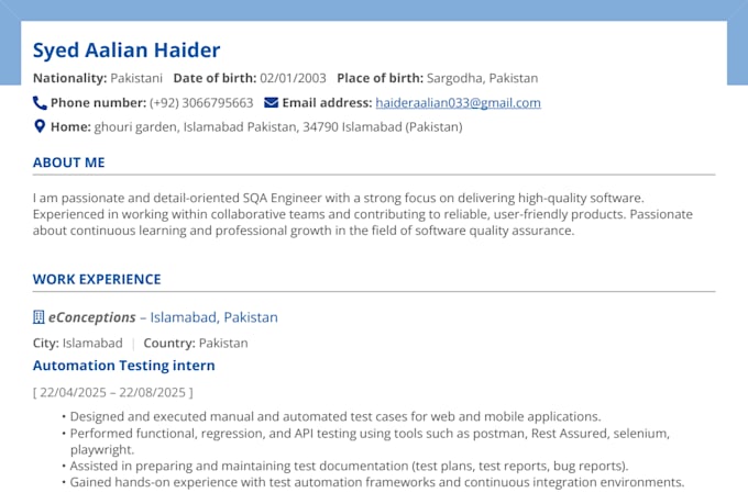 provide professional QA automation testing for your website or applicatio