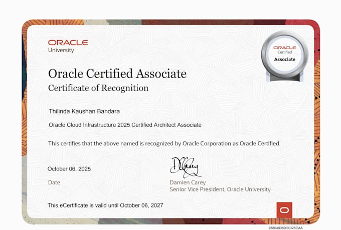 do oracle cloud management and setup