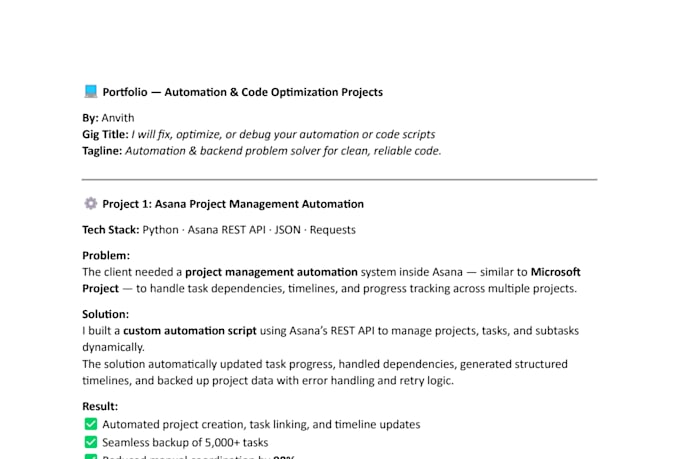 fix and optimize custom automations