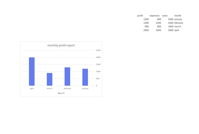 create professional excle reports and charts for your business