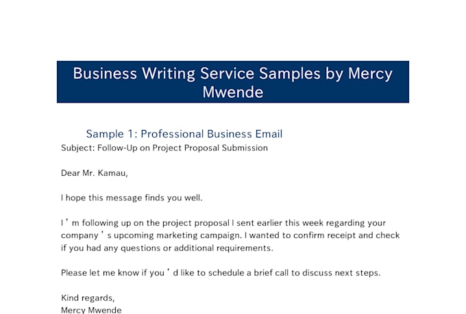 write professional business letters,emails, and proposals
