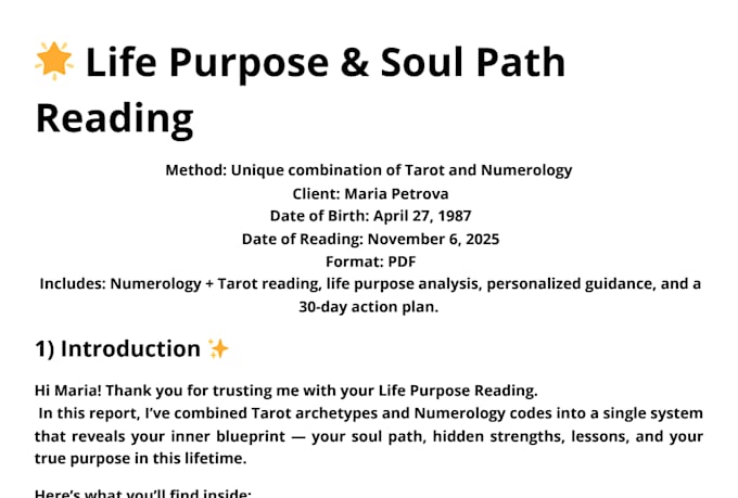 reveal your life purpose using numerology and tarot