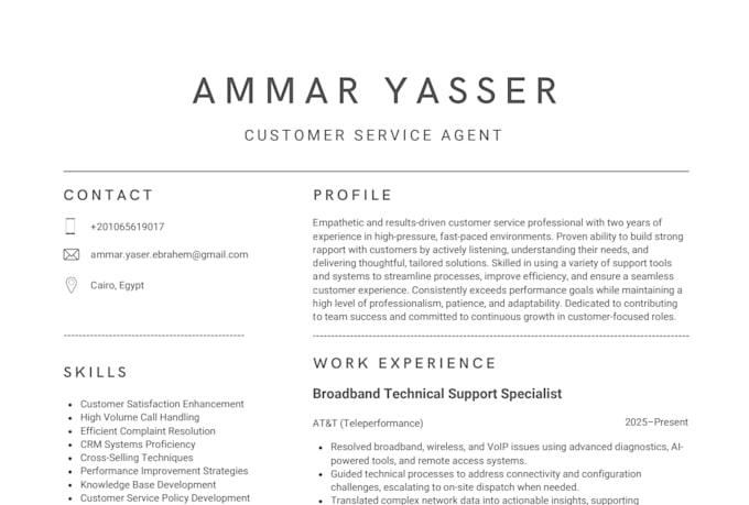 professional CV resume and cover letters writing