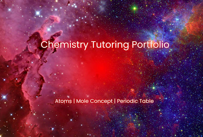 be your online chemistry tutor