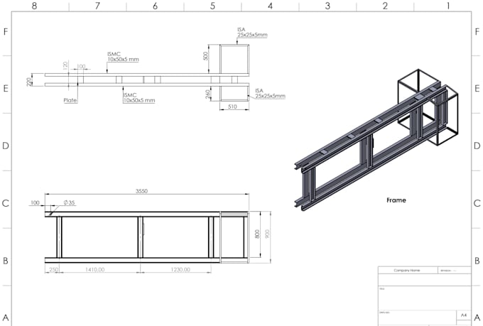 design 3d models in solidworks, 2d drawings in autocad