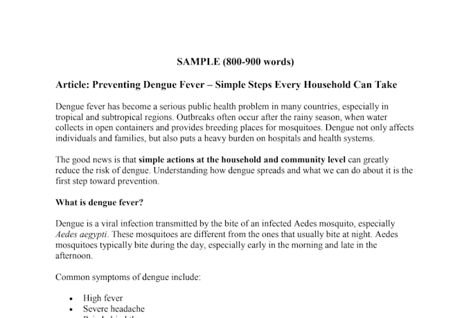write engaging public health articles and awareness content