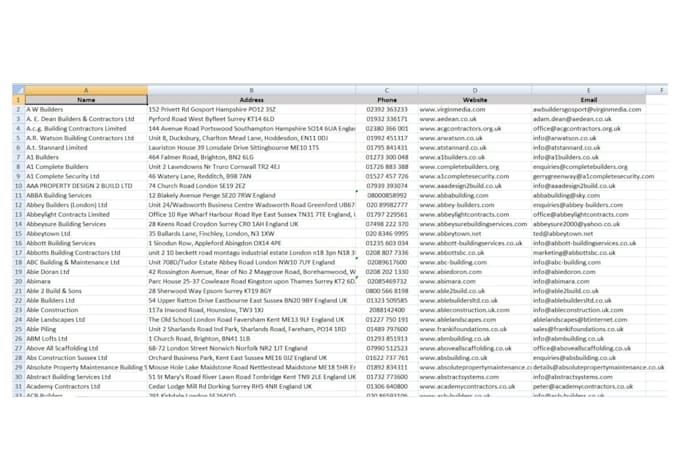 do accurate data entry, web research and b2b lead generation