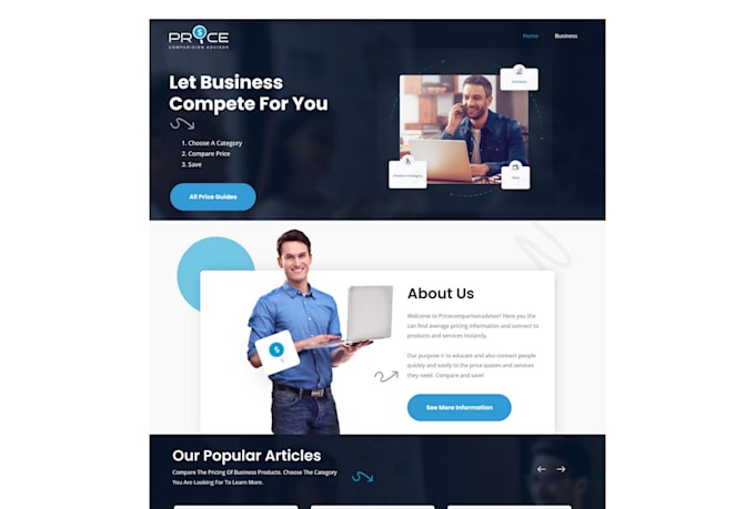 build a custom wordpress landing page for lead generation
