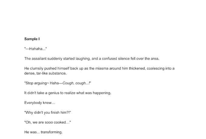 ghostwrite your urban or high fantasy story