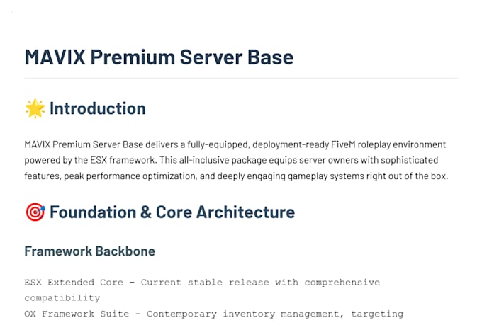 create and fix an esx fivem server with premium scripts