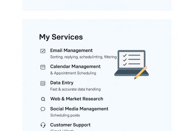 be your reliable virtual assistant