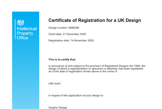 draft your UK design or utility patent application