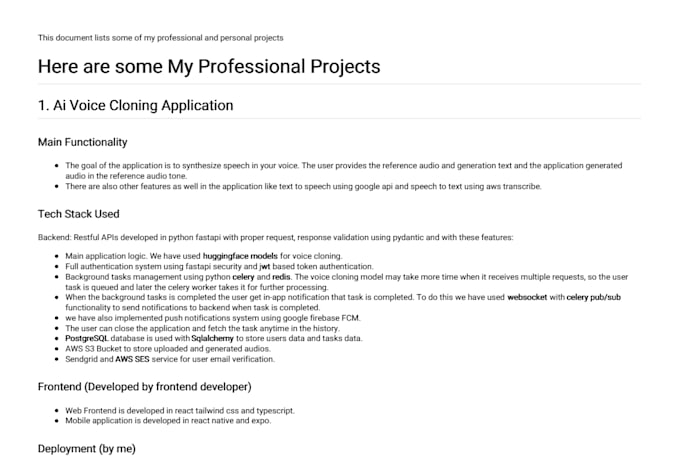 do python, machine learning, deep learning and generative ai development