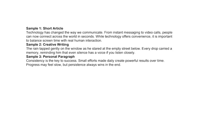 do creative writing and content writing