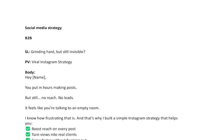 write persuasive email copy that increases sales