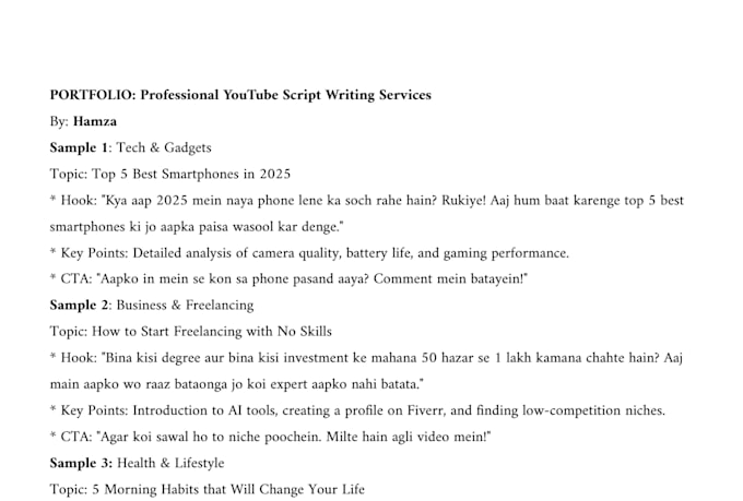 write professional youtube scripts using ai
