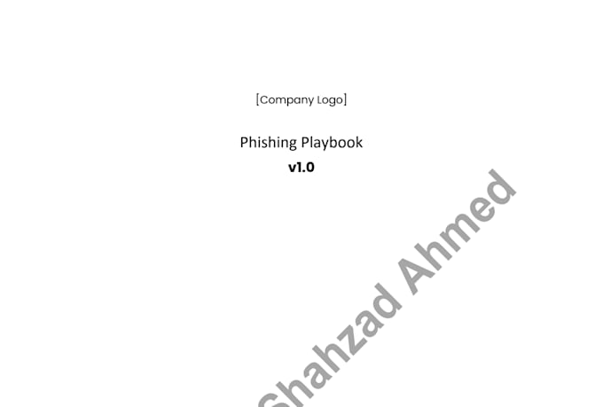 create actionable cybersecurity playbooks or sops
