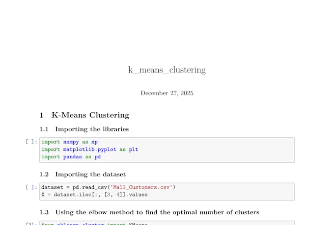 perform ml model training, validation and insights in python