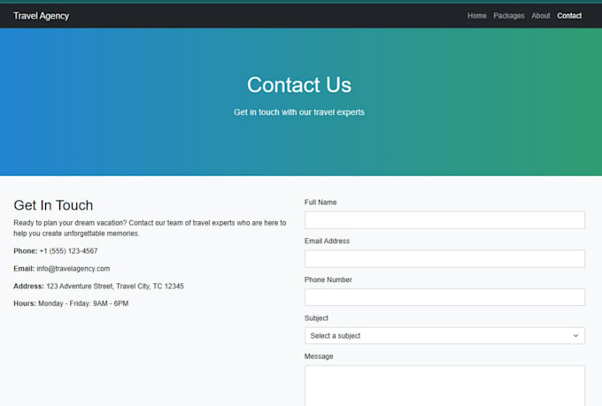 create a landing page without elementor or page builders