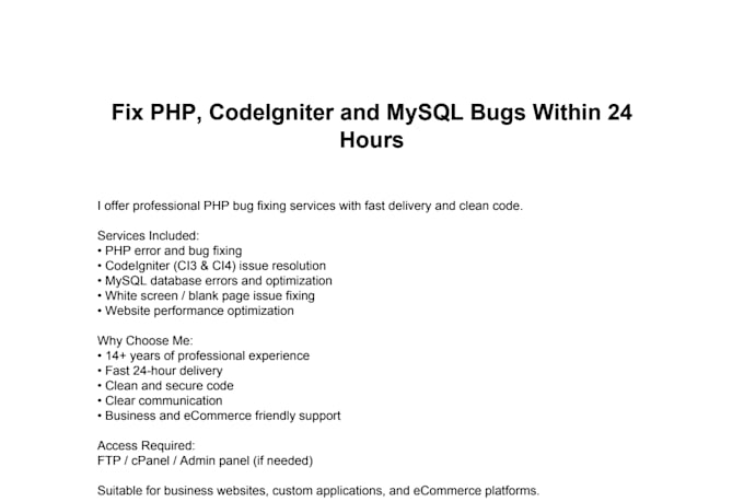 fix PHP mysql database connection errors