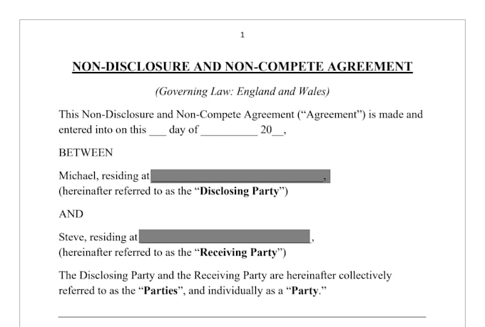 draft joint venture jv contract partnership and shareholder agreement