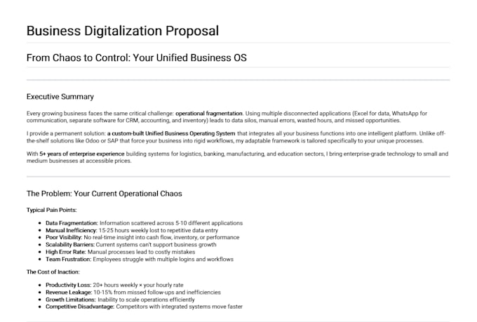 complete business software CRM erp finance