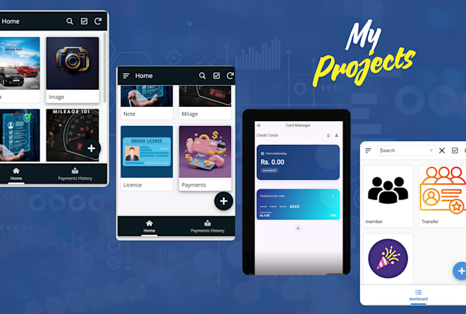 do mobile app creation flutter and appsheet