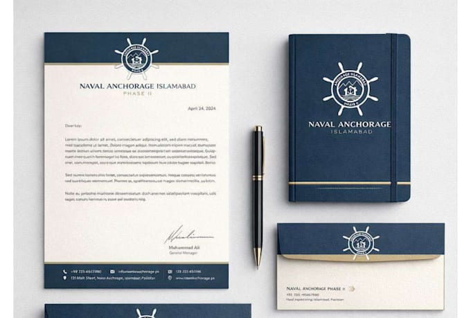 design professional stationery items for your business