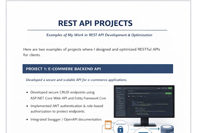 create, fix bugs, optimize your API